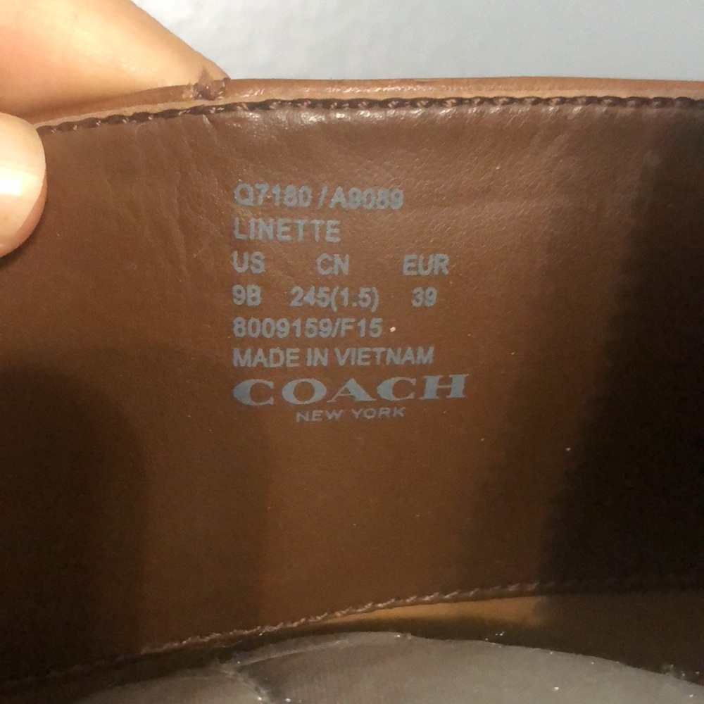 Coach Brown Over the Knee Boots - Picture 9 of 16